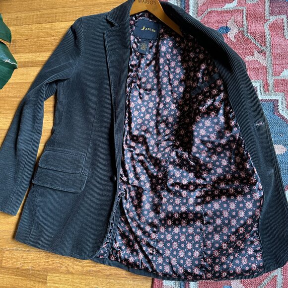 Ink Brown Corduroy Blazer Small - Picture 7 of 8